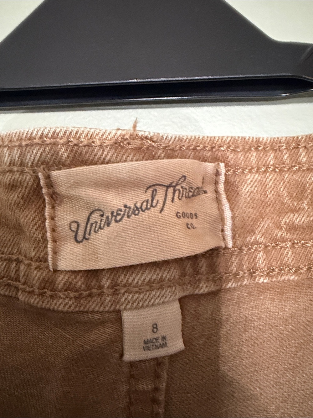 Universal Thread Sailor Wide Leg Light Brown Jeans 8 - Picture 2 of 6